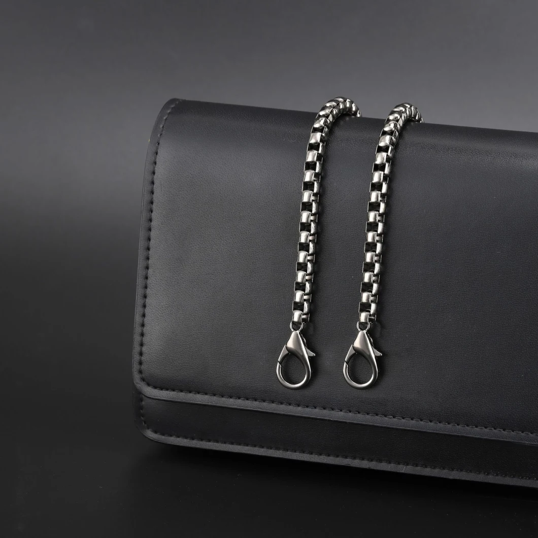 Women Adornment Custom Metal Chain Purse Straps Bag Parts Bags Chains Gold Belt Metal for Handbags Chain Accessories
